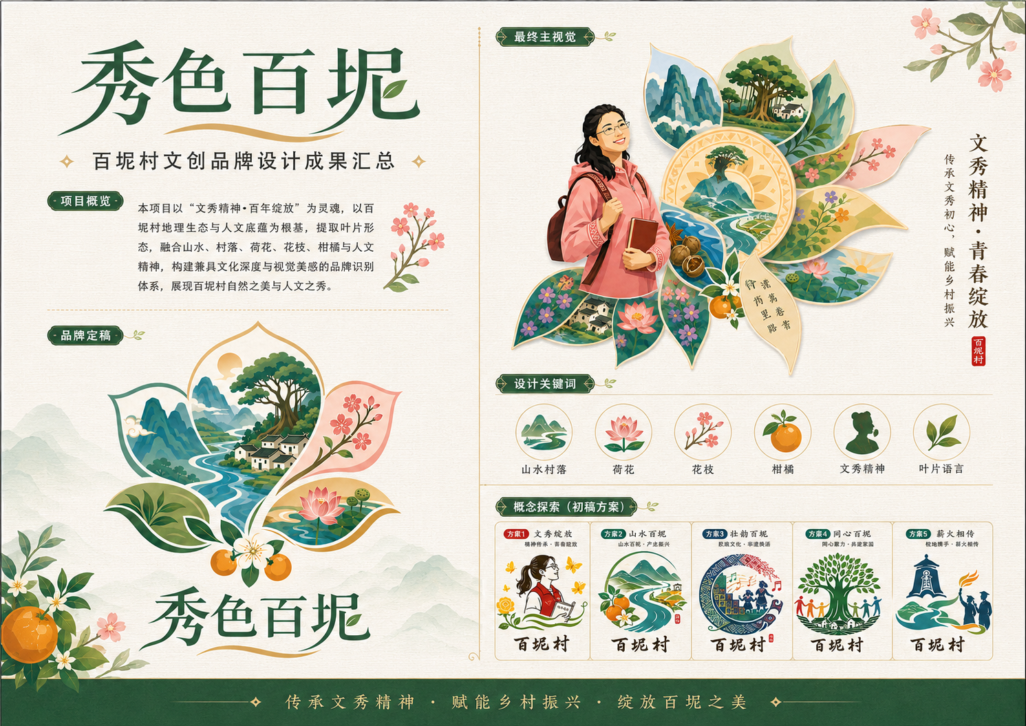 广西黄文秀精神品牌设计